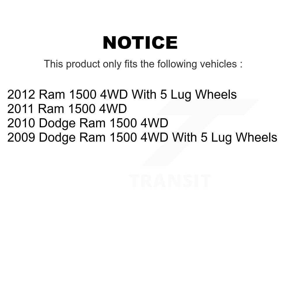 TOR - KTR-103518 - Front Suspension Control Arm and Ball Joint Assembly Kits image 2