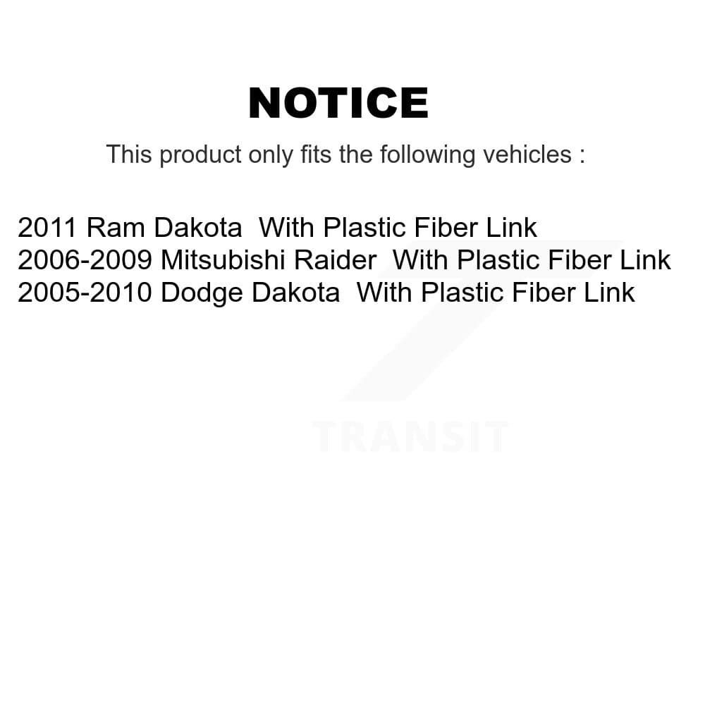 TOR - KTR-103723 - Front and Rear Suspension Stabilizer Bar Link Kits image 2