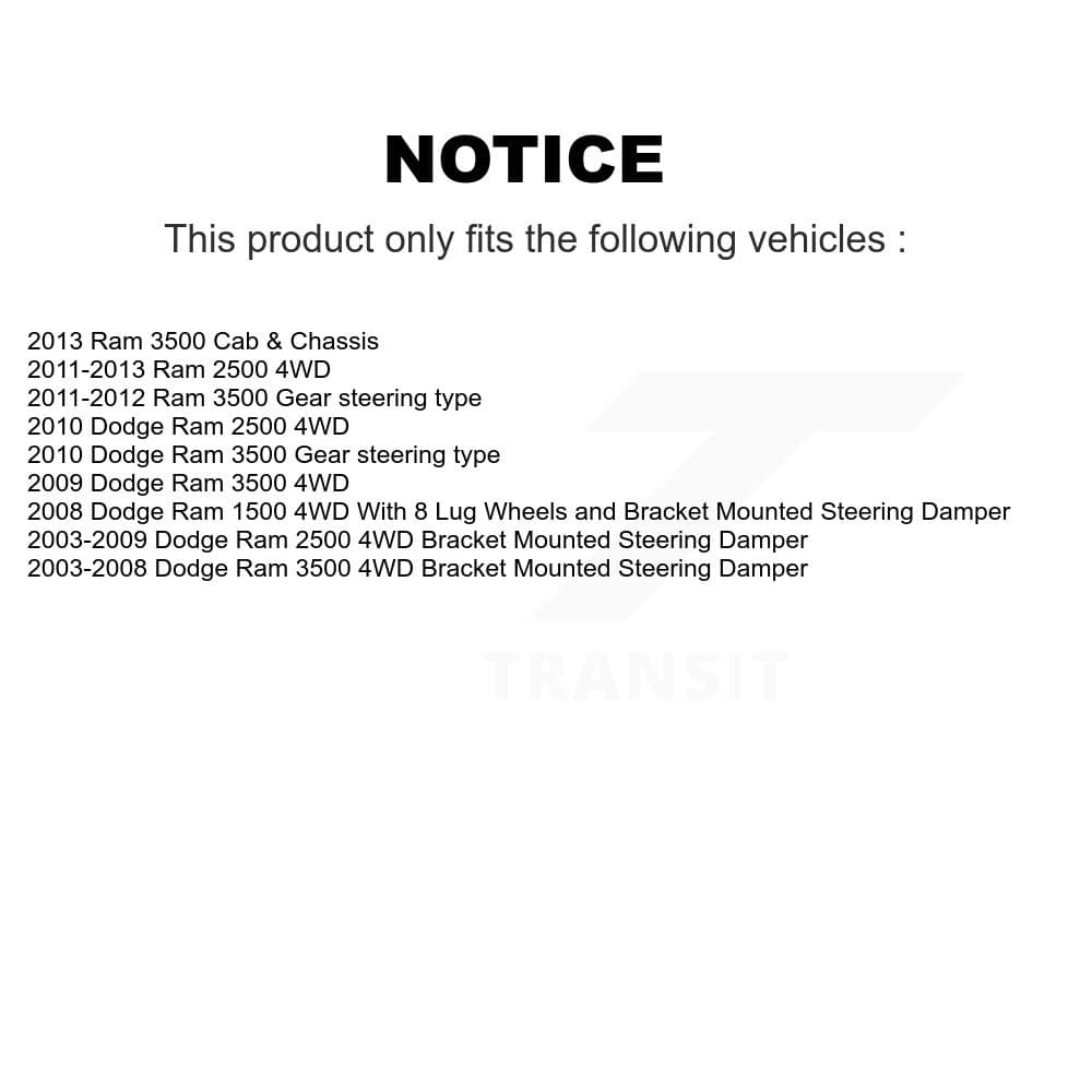 TOR - KTR-103752 - Front Outer Steering Tie Rod End Kits image 2