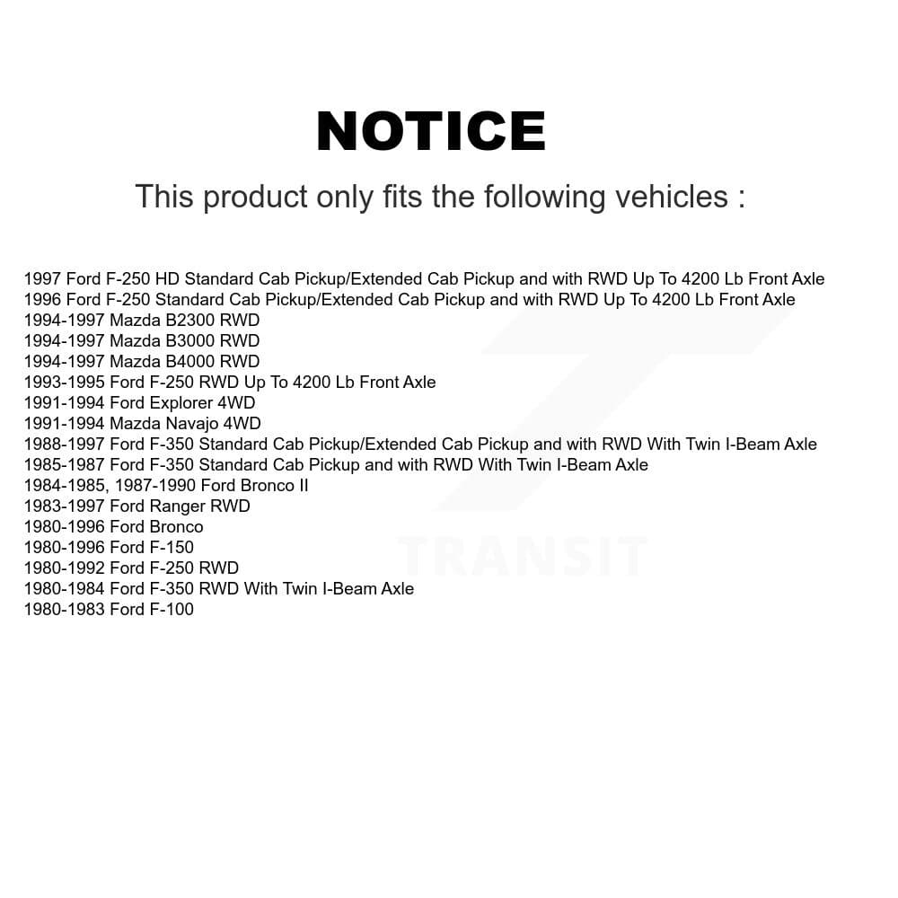 TOR - KTR-103755 - Front Outer Steering Tie Rod End Kits image 2