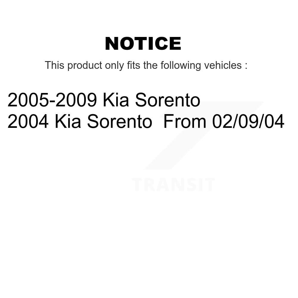 TOR - KTR-104029 - Front Suspension Control Arm and Ball Joint Assembly Kits image 2