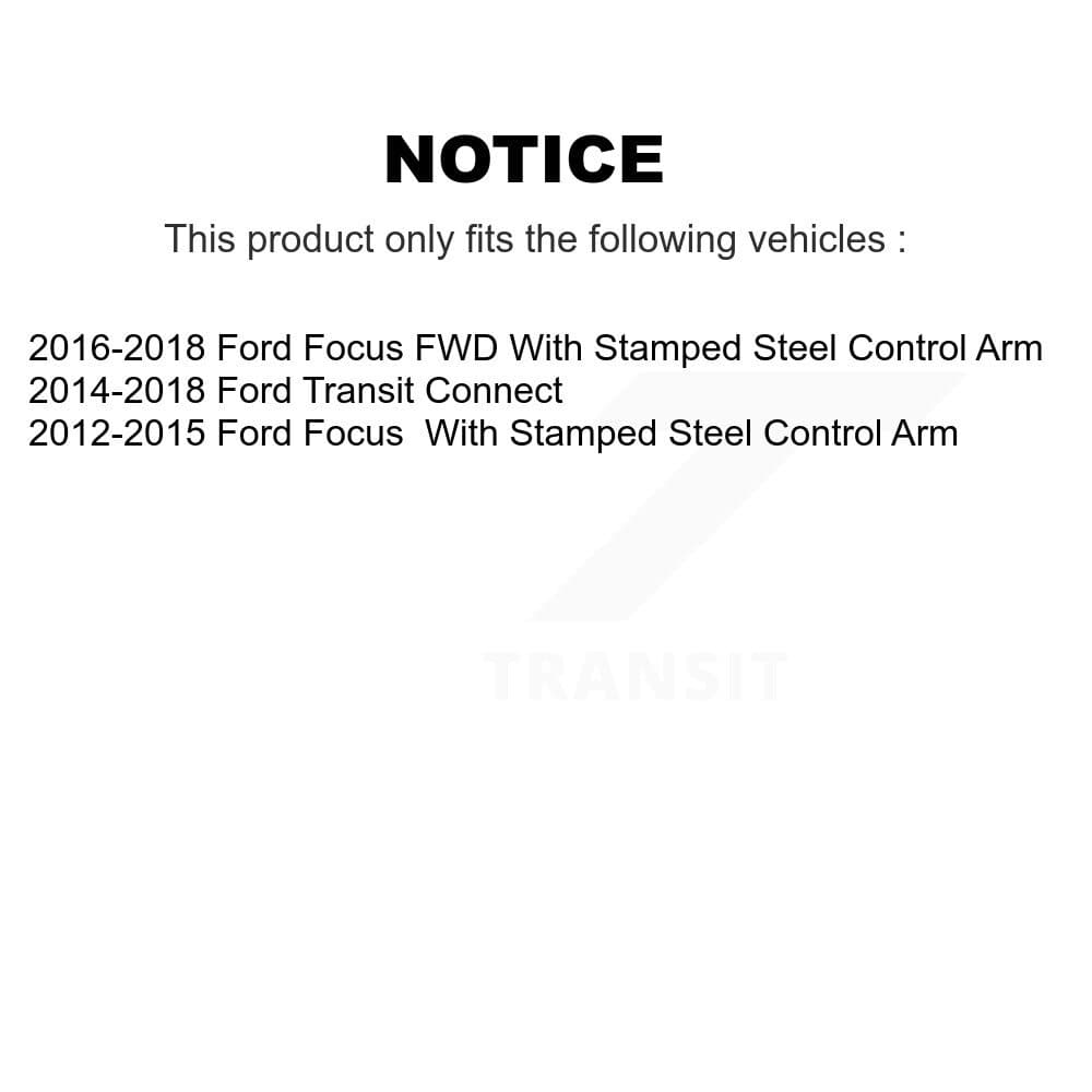 TOR - KTR-104148 - Front Suspension Control Arm and Ball Joint Assembly Kits image 2