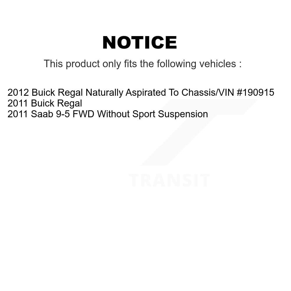 TOR - KTR-104158 - Front and Rear Suspension Stabilizer Bar Link Kits image 2