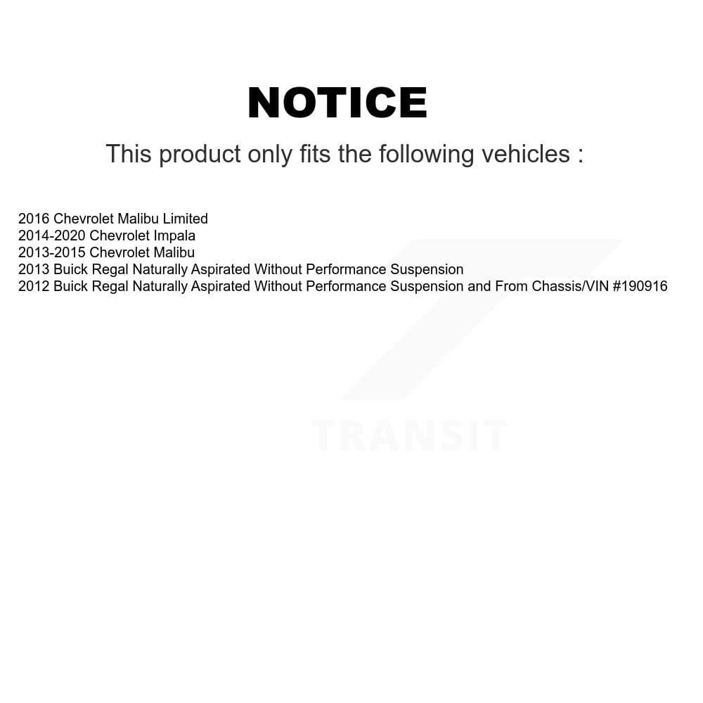 TOR - KTR-104159 - Front and Rear Suspension Stabilizer Bar Link Kits image 2