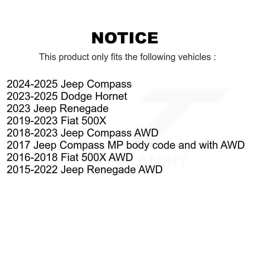 TOR - KTR-104249 - Front and Rear Suspension Stabilizer Bar Link Kits image 2