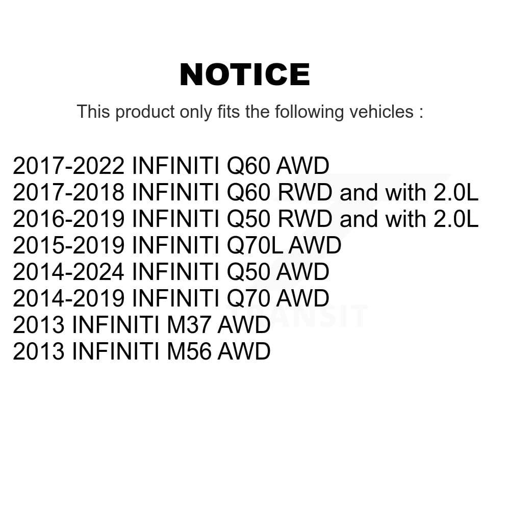 TOR - KTR-104266 - Front and Rear Suspension Stabilizer Bar Link Kits image 2