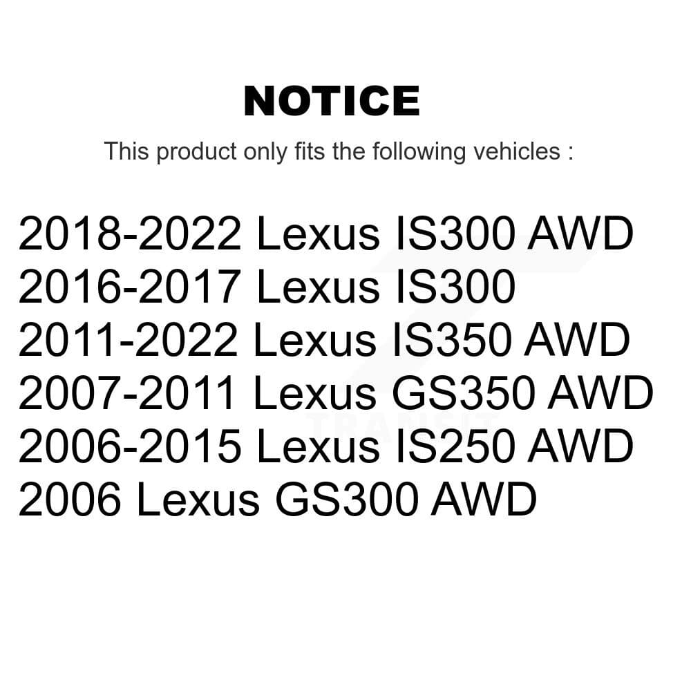 TOR - KTR-104392 - Front Upper Suspension Ball Joint Kits image 2