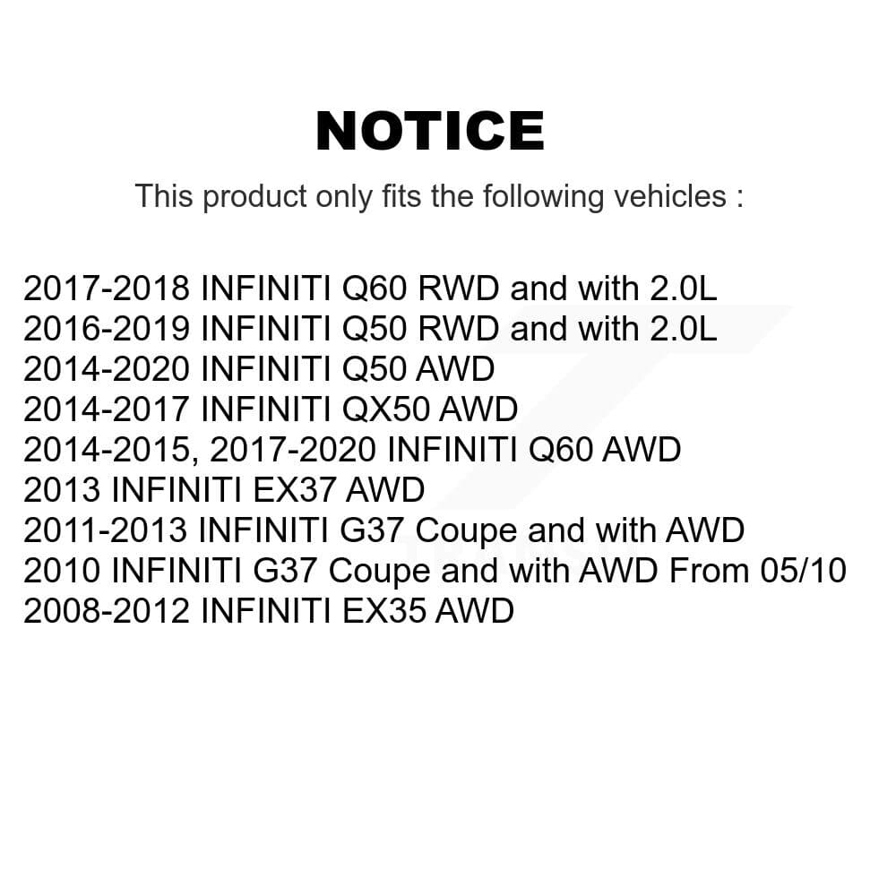 TOR - KTR-104444 - Front Suspension Control Arm and Ball Joint Assembly Kits image 2