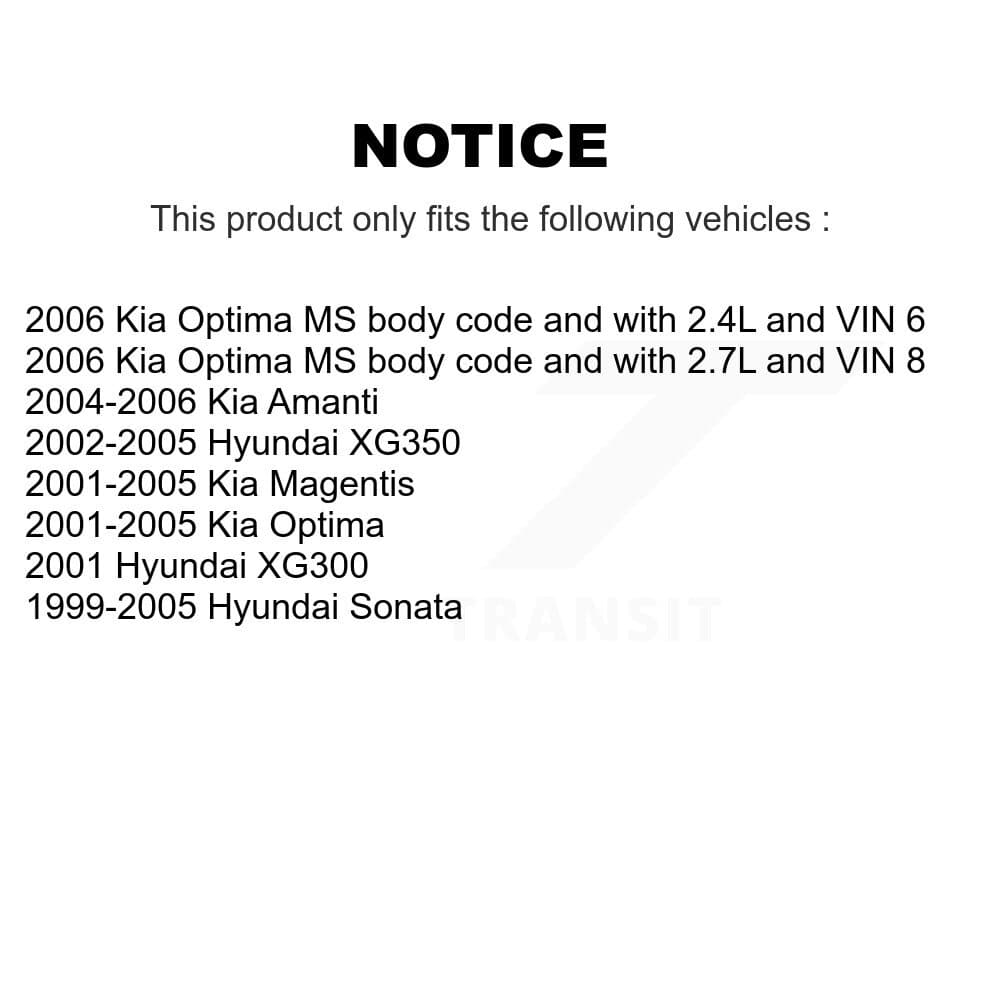 TOR - KTR-104571 - Front and Rear Suspension Stabilizer Bar Link Kits image 2