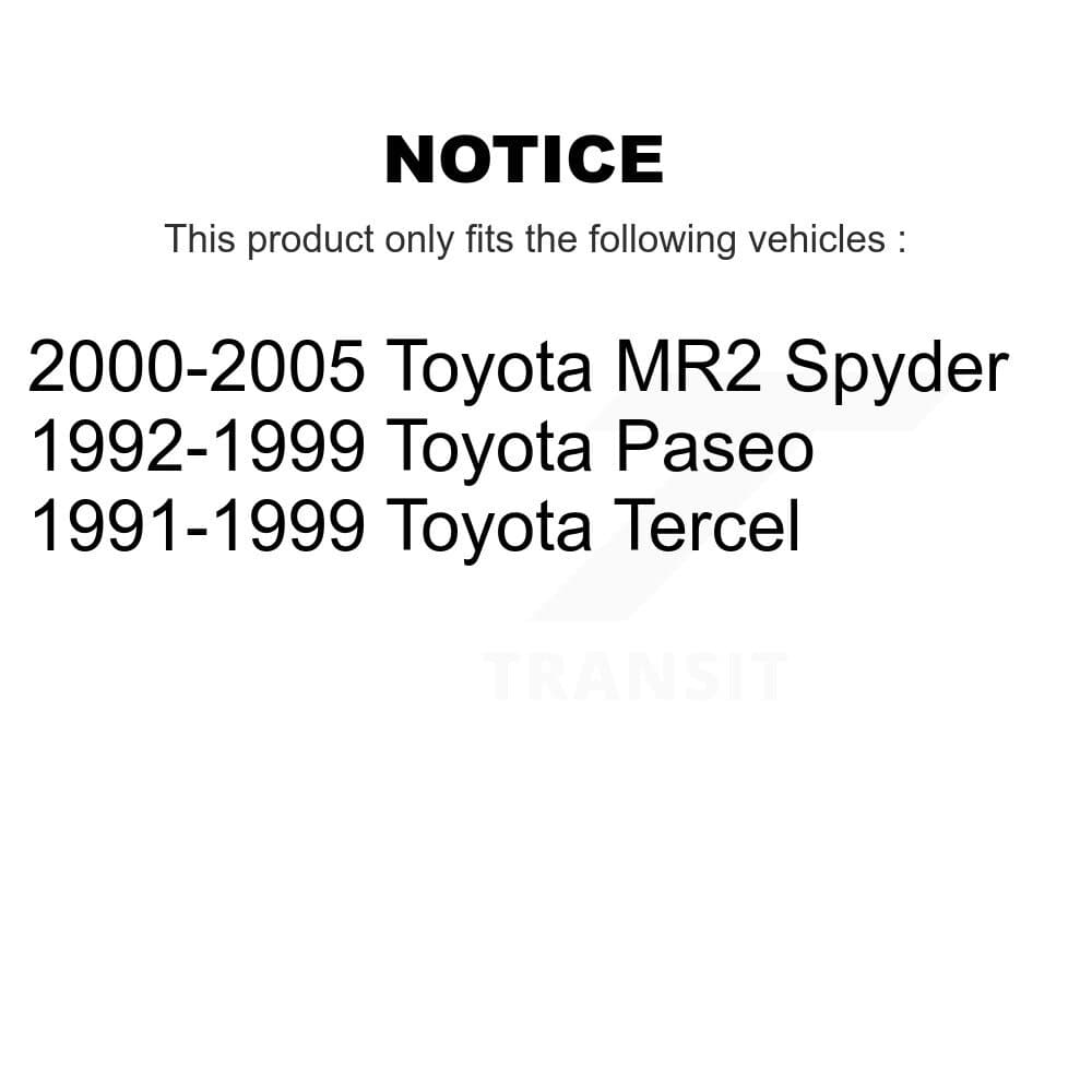 TOR - KTR-104607 - Front Outer Steering Tie Rod End Kits image 2