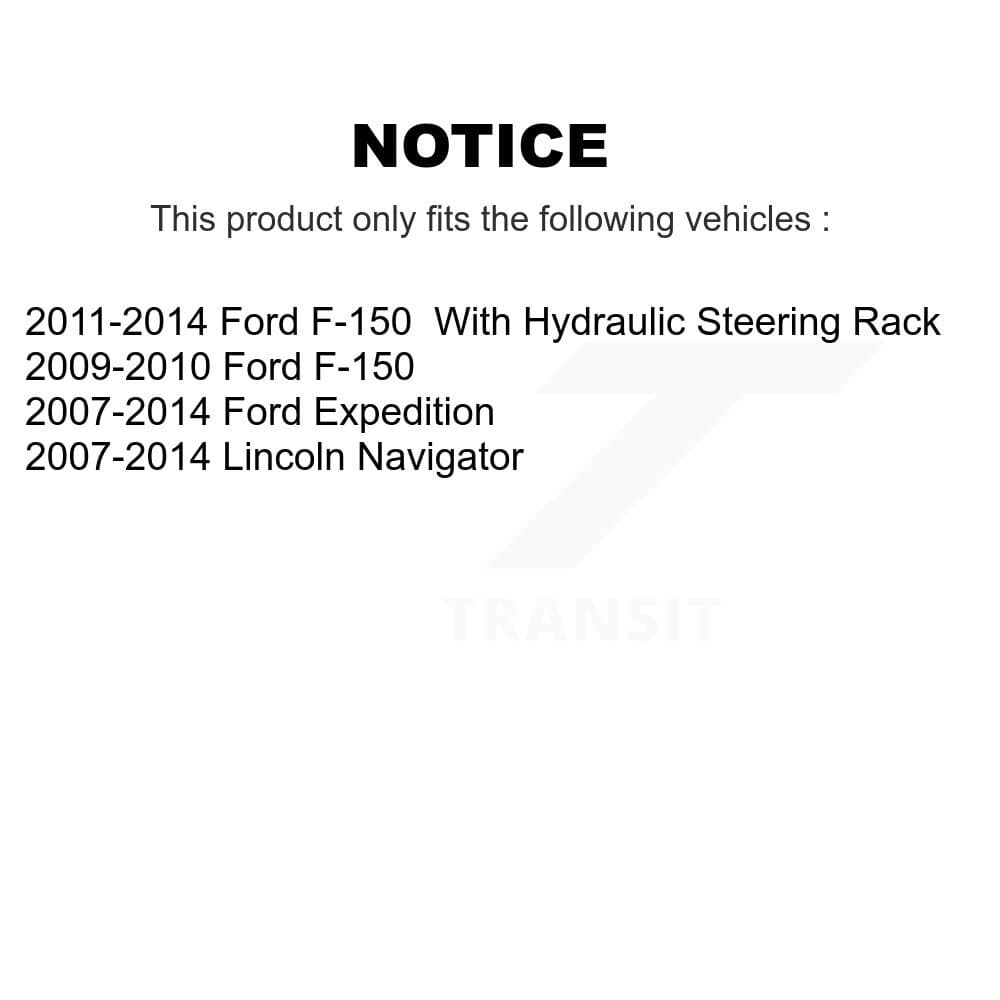 TOR - KTR-104776 - Front Inner Steering Tie Rod End Kits image 2