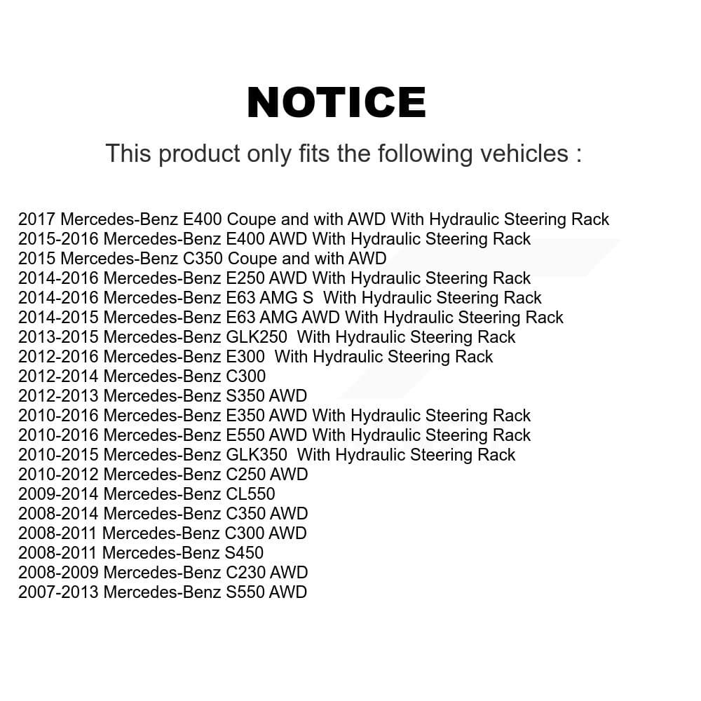 TOR - KTR-104803 - Front Inner Steering Tie Rod End Kits image 2