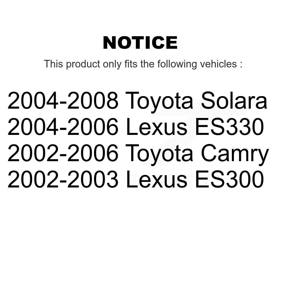 TOR - KTR-104836 - Front Inner Steering Tie Rod End Kits image 2