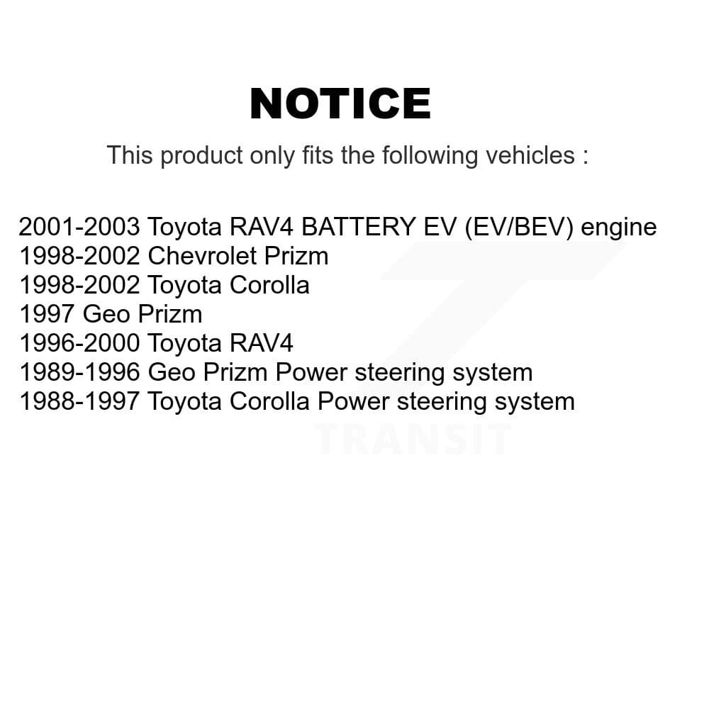 TOR - KTR-104876 - Front Inner Steering Tie Rod End Kits image 2
