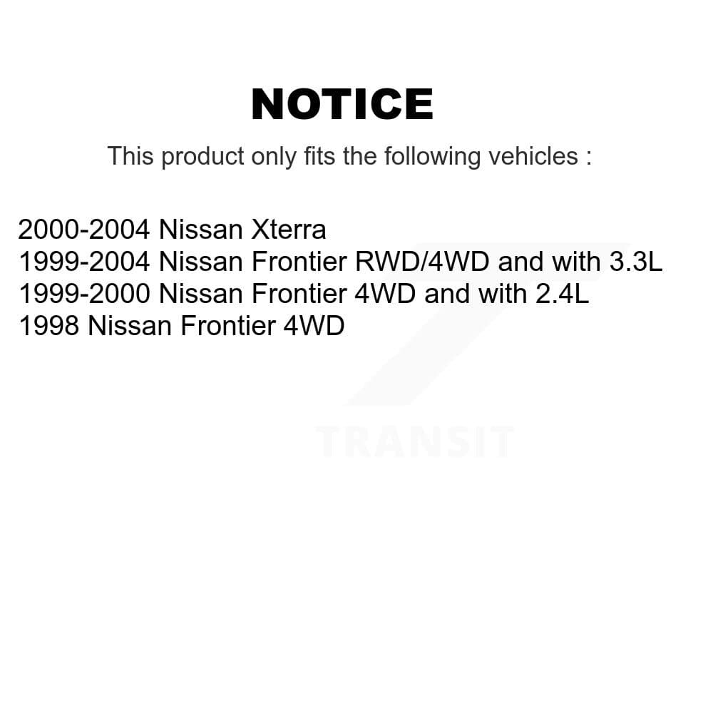TOR - KTR-104935 - Front Inner Steering Tie Rod End Kits image 2