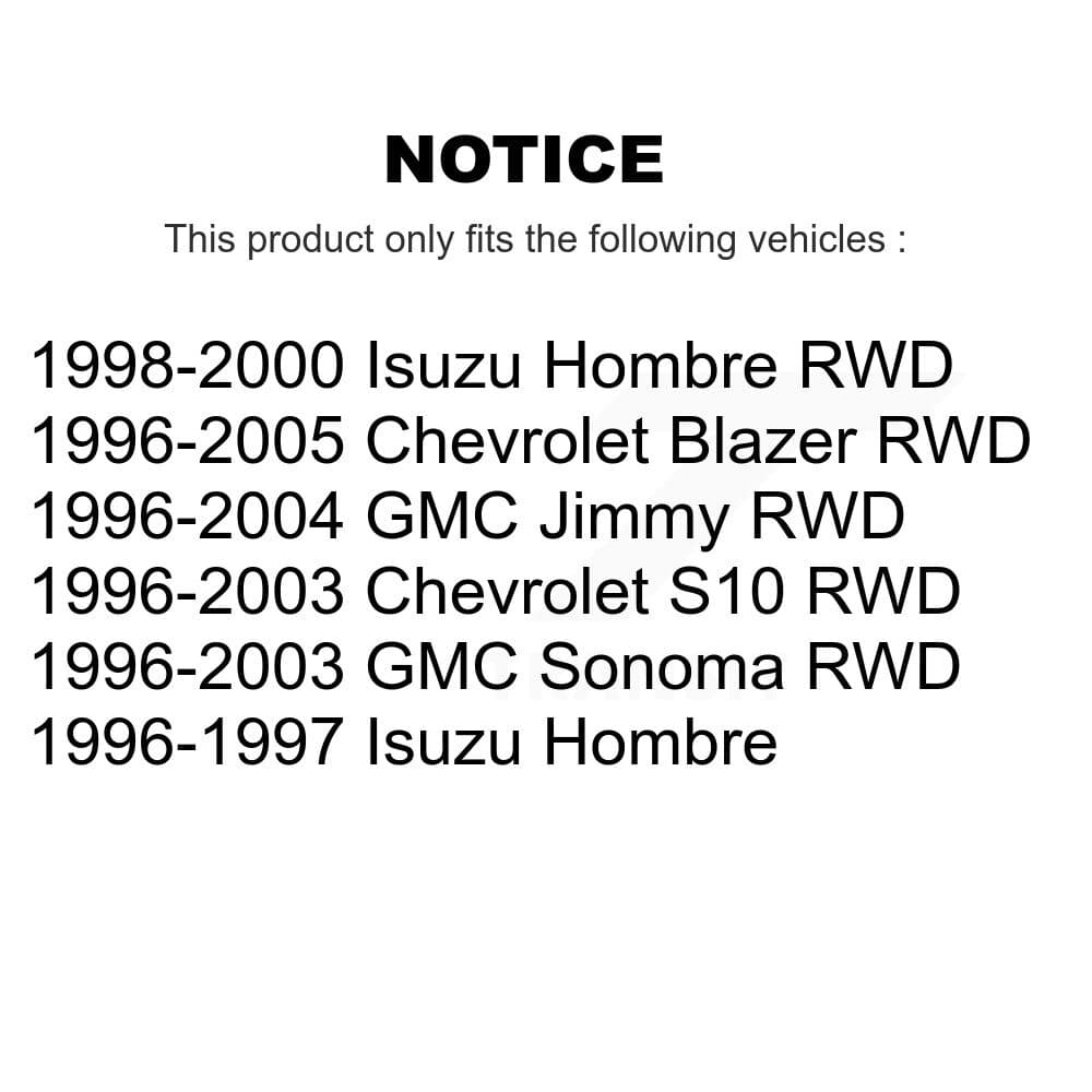 TOR - KTR-105122 - Front Steering Center Link Kits image 2