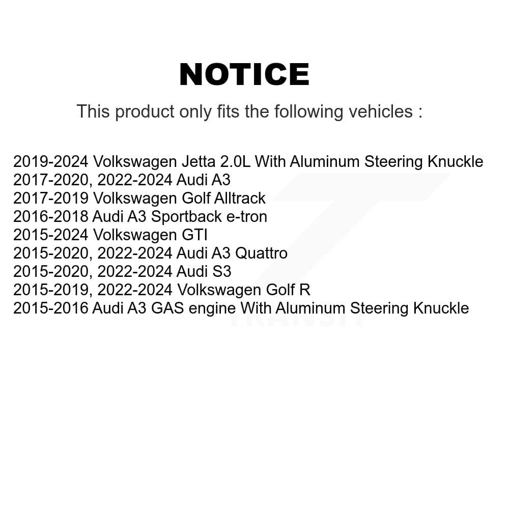 TOR - KTR-105141 - Front Suspension Control Arm Kits image 2