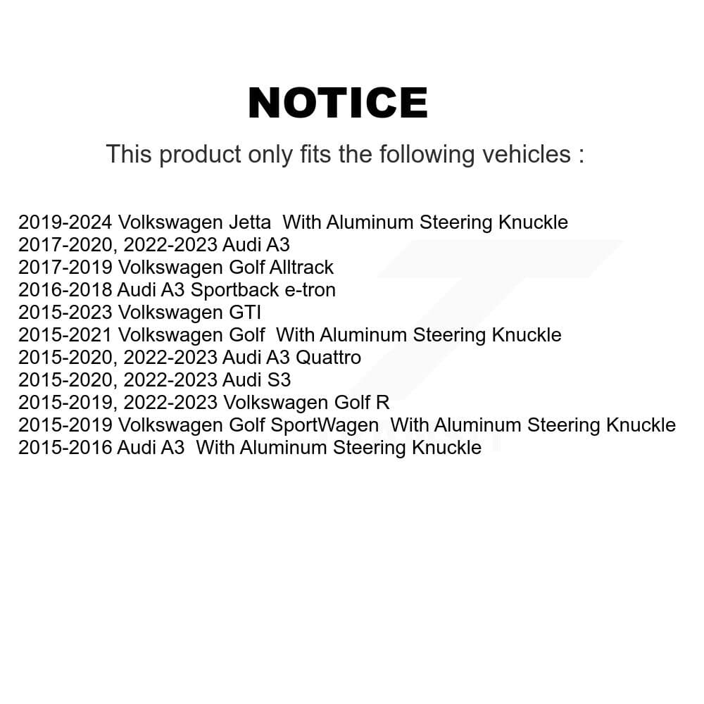 TOR - KTR-105145 - Front Suspension Control Arm Kits image 2