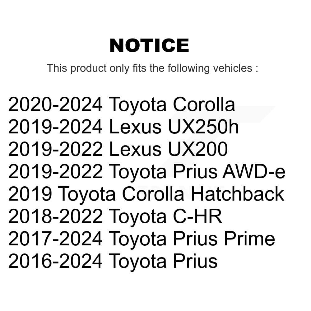 TOR - KTR-105277 - Front and Rear Suspension Stabilizer Bar Link Kits image 2