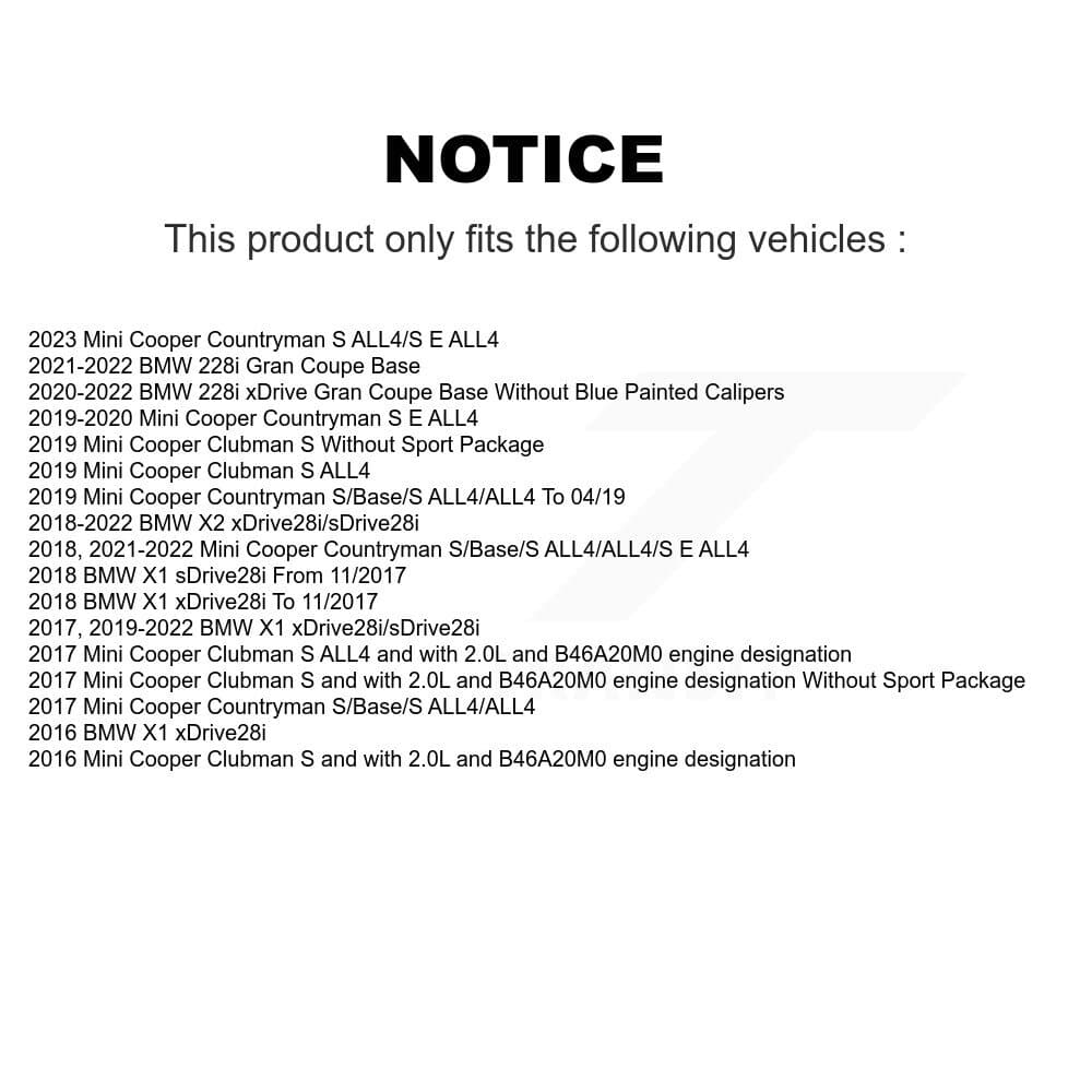 TEC - KTW-100071 - Front Disc Brake Pad Kits image 15