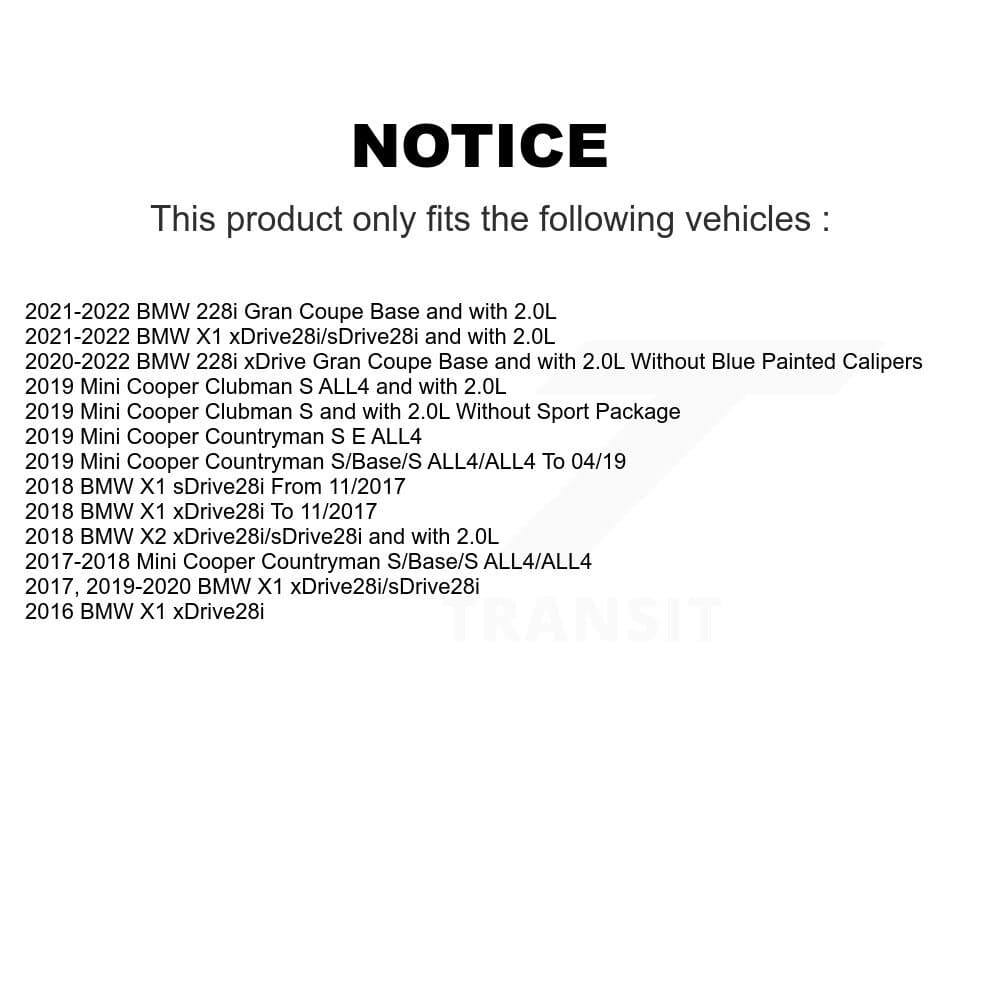 TEC - KTW-100514 - Front and Rear Disc Brake Pad Kits image 15