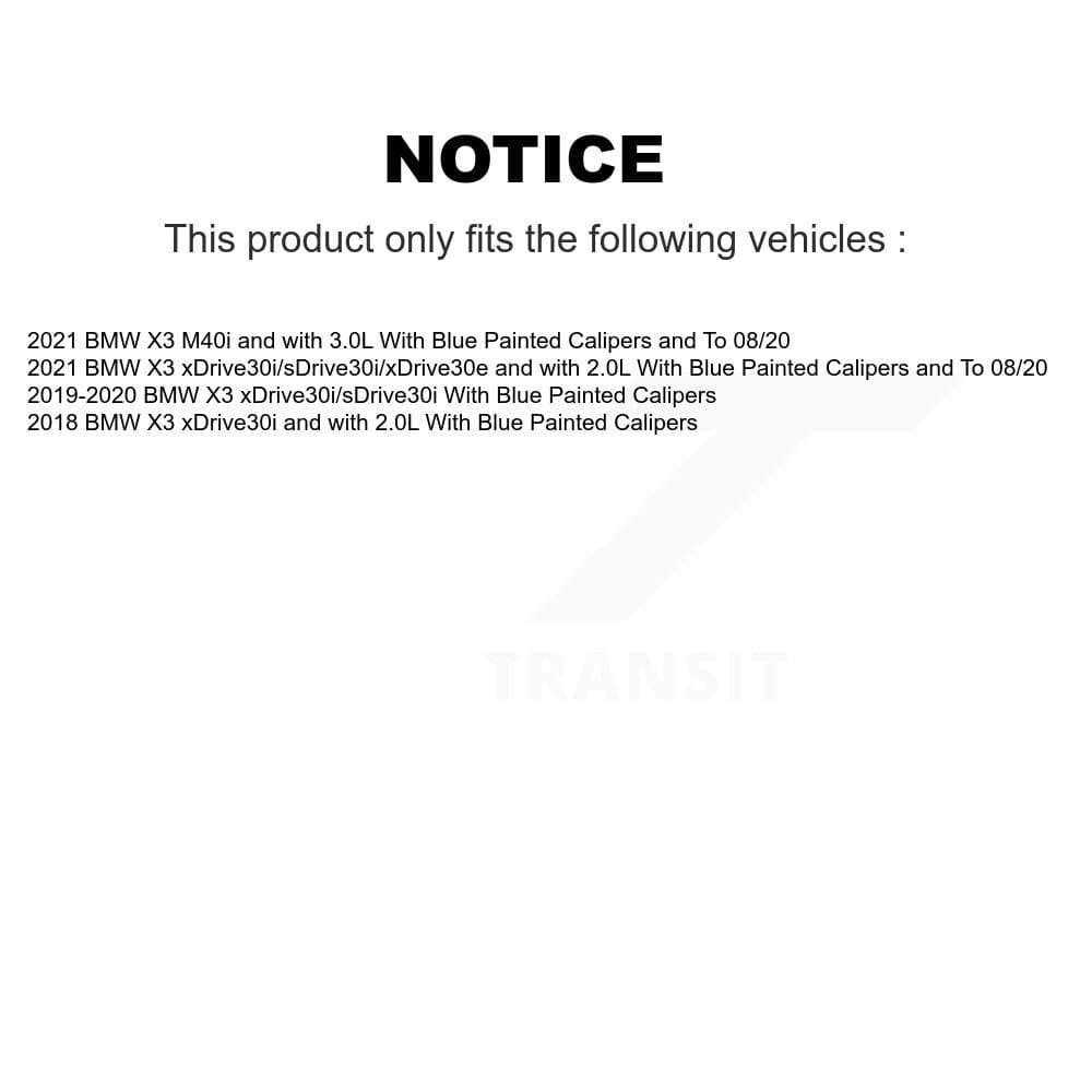 TEC - KTW-100630 - Front and Rear Disc Brake Pad Kits image 15