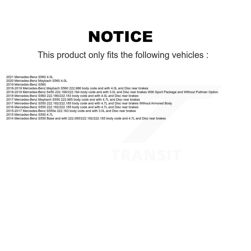 TEC - KTW-100658 - Front and Rear Disc Brake Pad Kits image 15