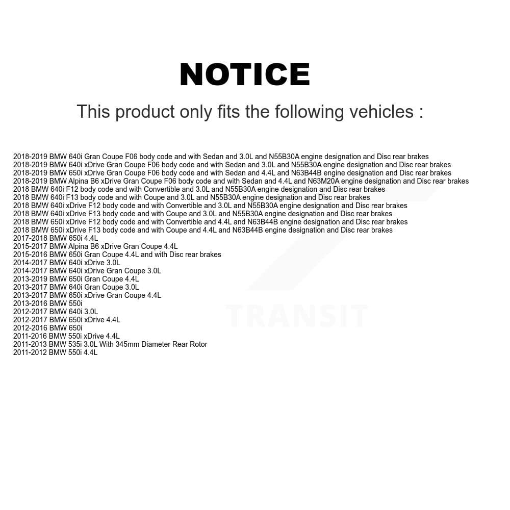 TEC - KTW-101160 - Rear Disc Brake Pad Kits image 15