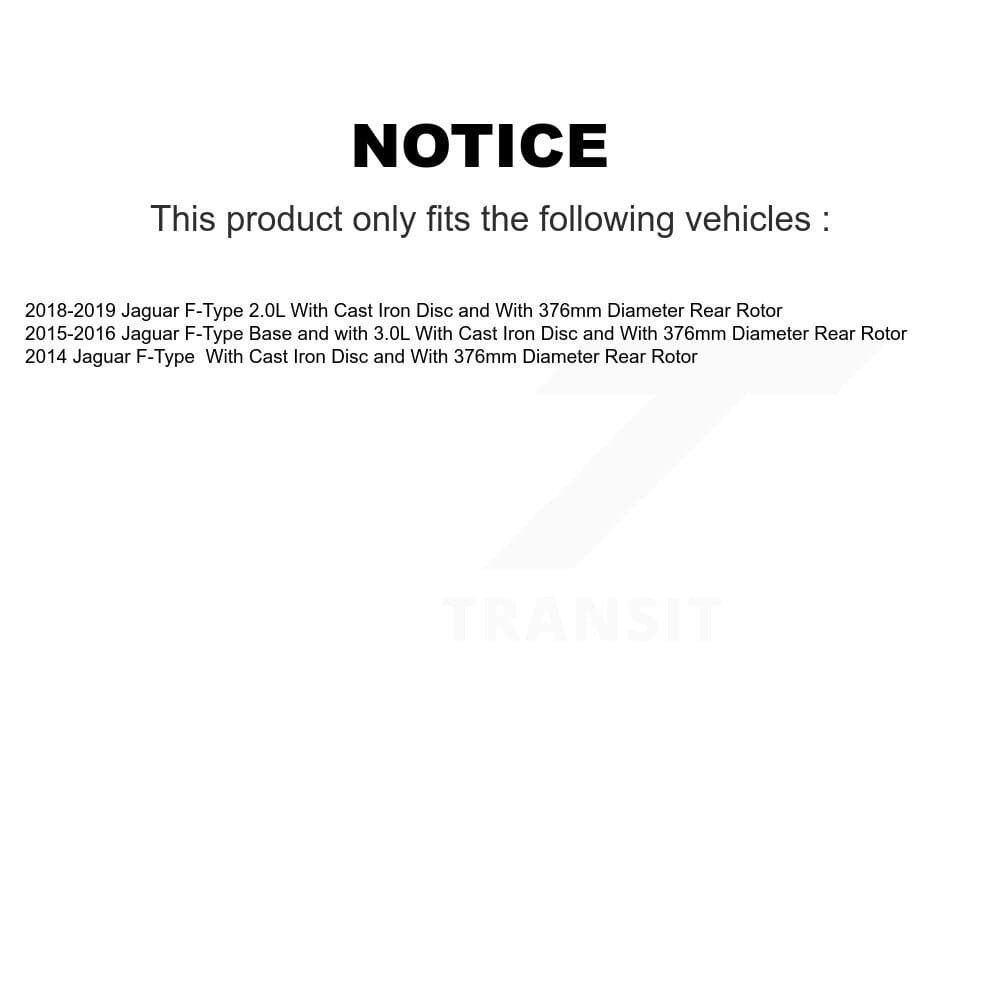 TEC - KTW-101167 - Rear Disc Brake Pad Kits image 15