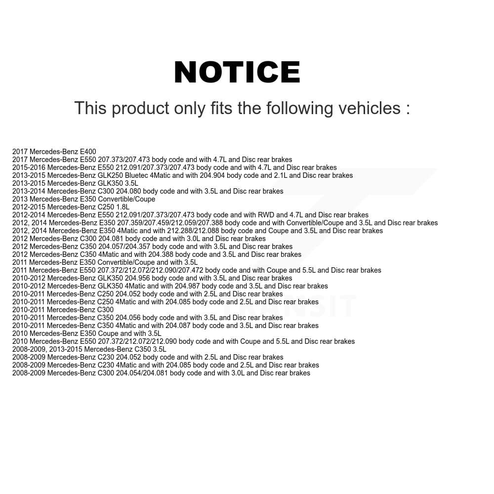 TEC - KTW-101342 - Rear Disc Brake Pad Kits image 15