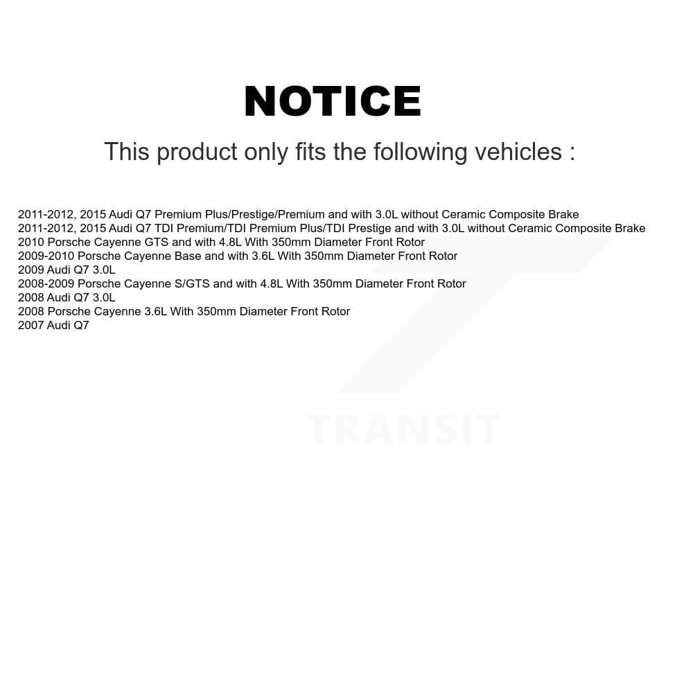 TEC - KTW-101542 - Front and Rear Disc Brake Pad Kits image 15