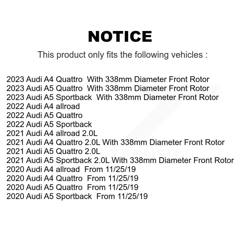 TEC - KTW-101632 - Front and Rear Disc Brake Pad Kits image 15