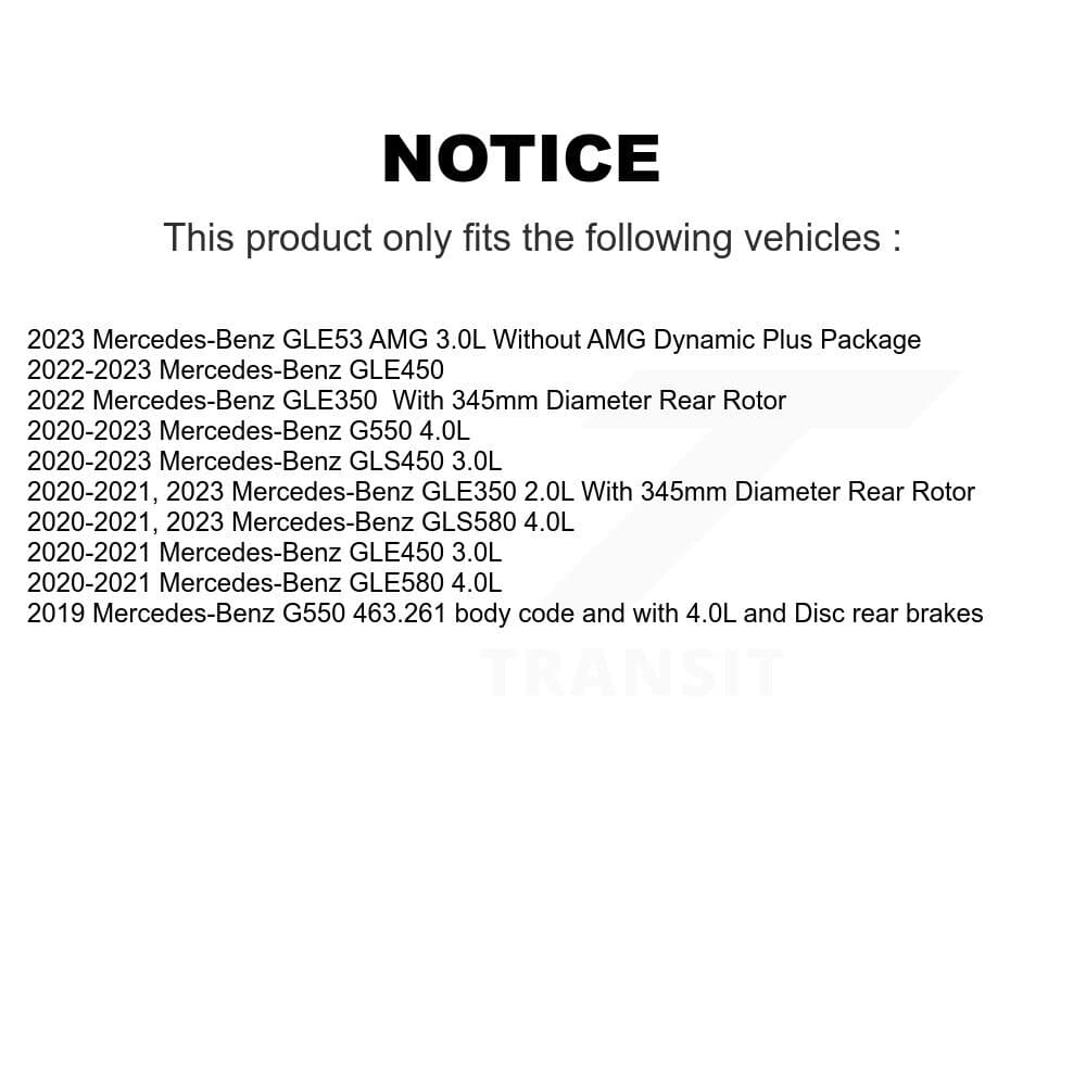 TEC - KTW-101732 - Rear Disc Brake Pad Kits image 15