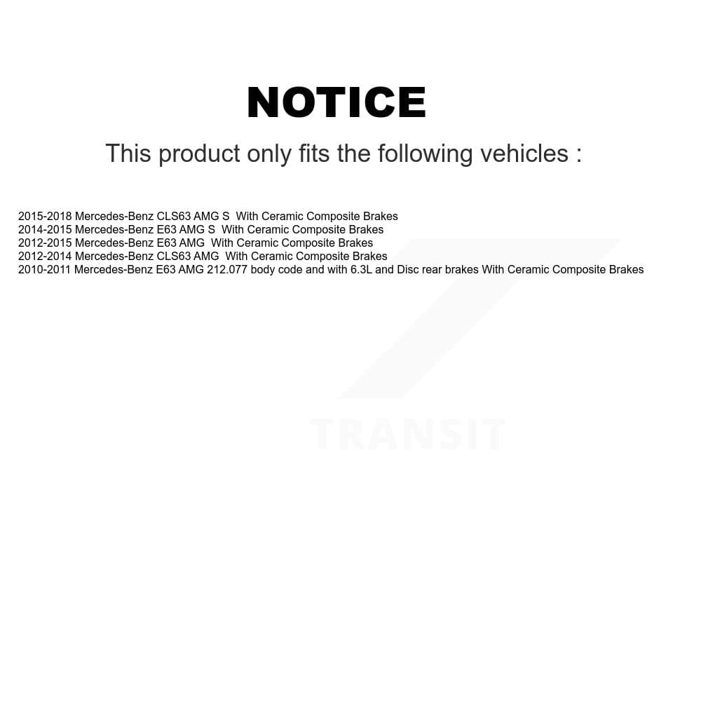 TEC - KTW-101790 - Front and Rear Disc Brake Pad Kits image 19
