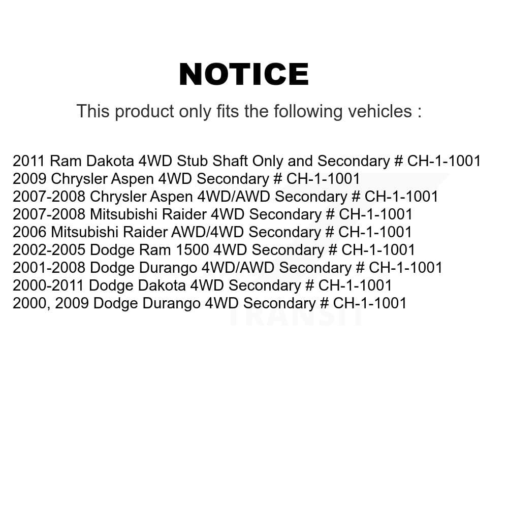 Kugel - NCV-CH12002 - Front Right CV Intermediate Shaft image 12