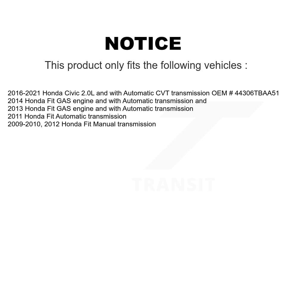 Kugel - NCV-HO36146 - Front Left CV Axle Shaft image 12