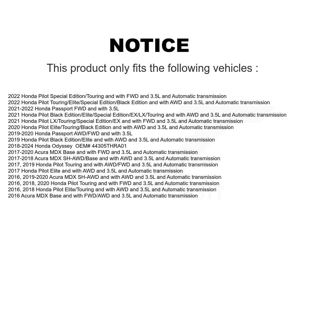Kugel - NCV-HO36178 - Front Right CV Axle Shaft image 12