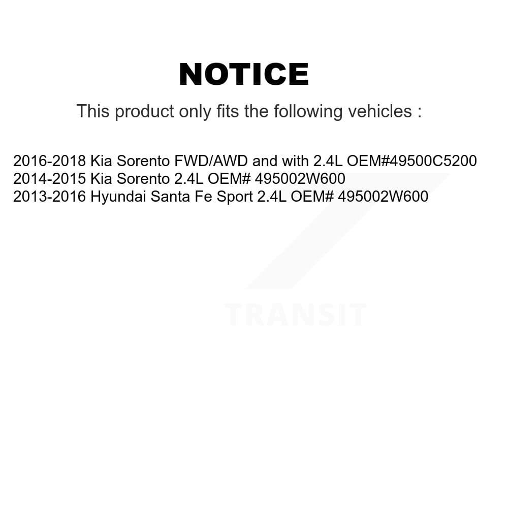 Kugel - NCV-HY37071 - Front Left CV Axle Shaft image 12