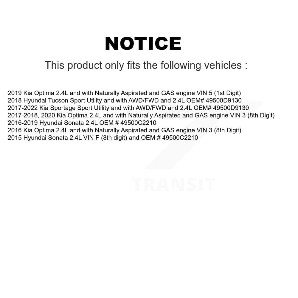 Kugel - NCV-HY75078 - Front Left CV Axle Shaft image 12