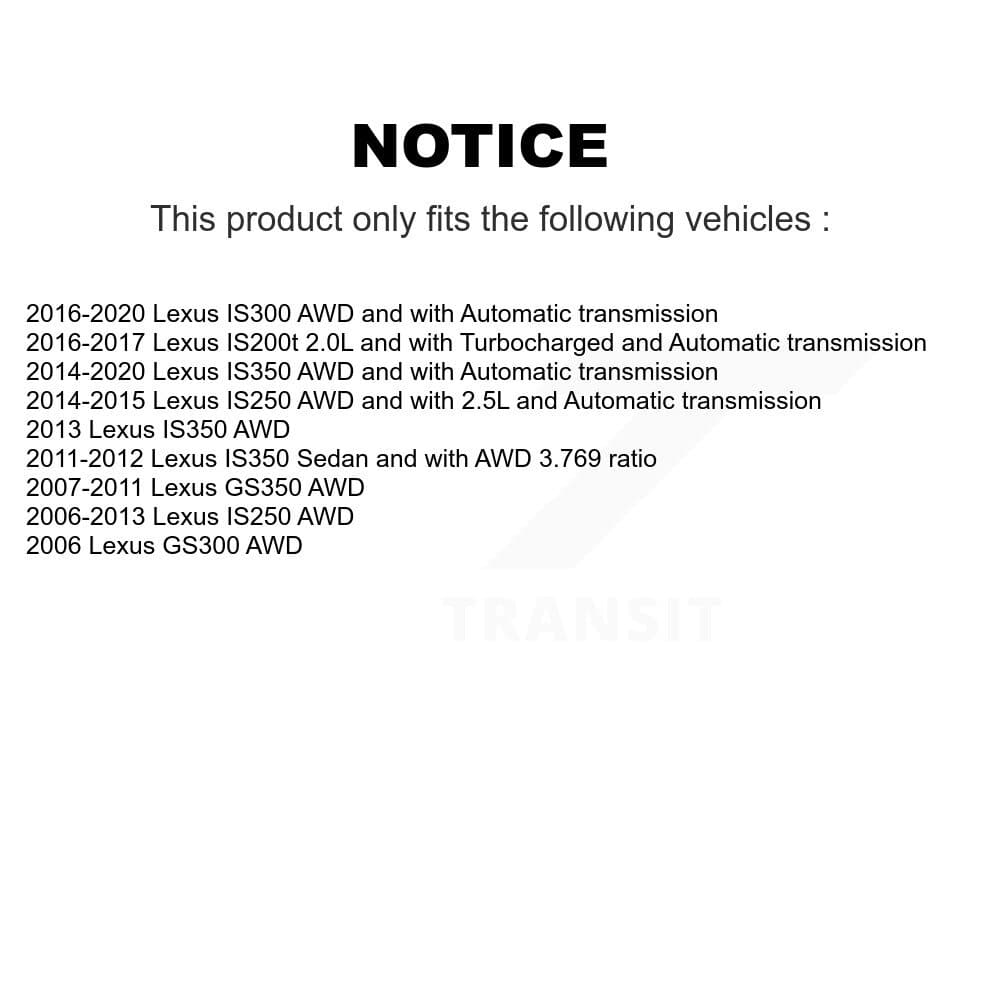 Kugel - NCV-TO69016 - Front Left CV Axle Shaft image 12