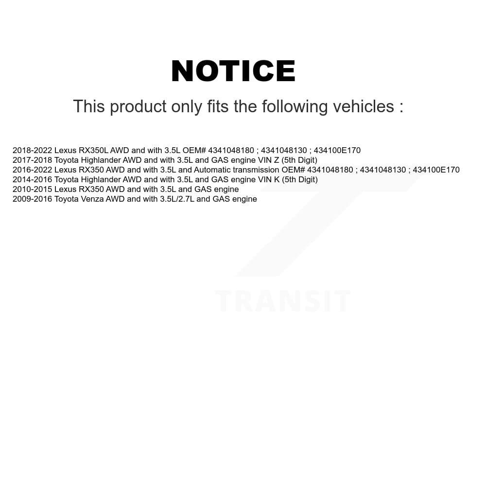 Kugel - NCV-TO69186 - Front Right CV Axle Shaft image 12
