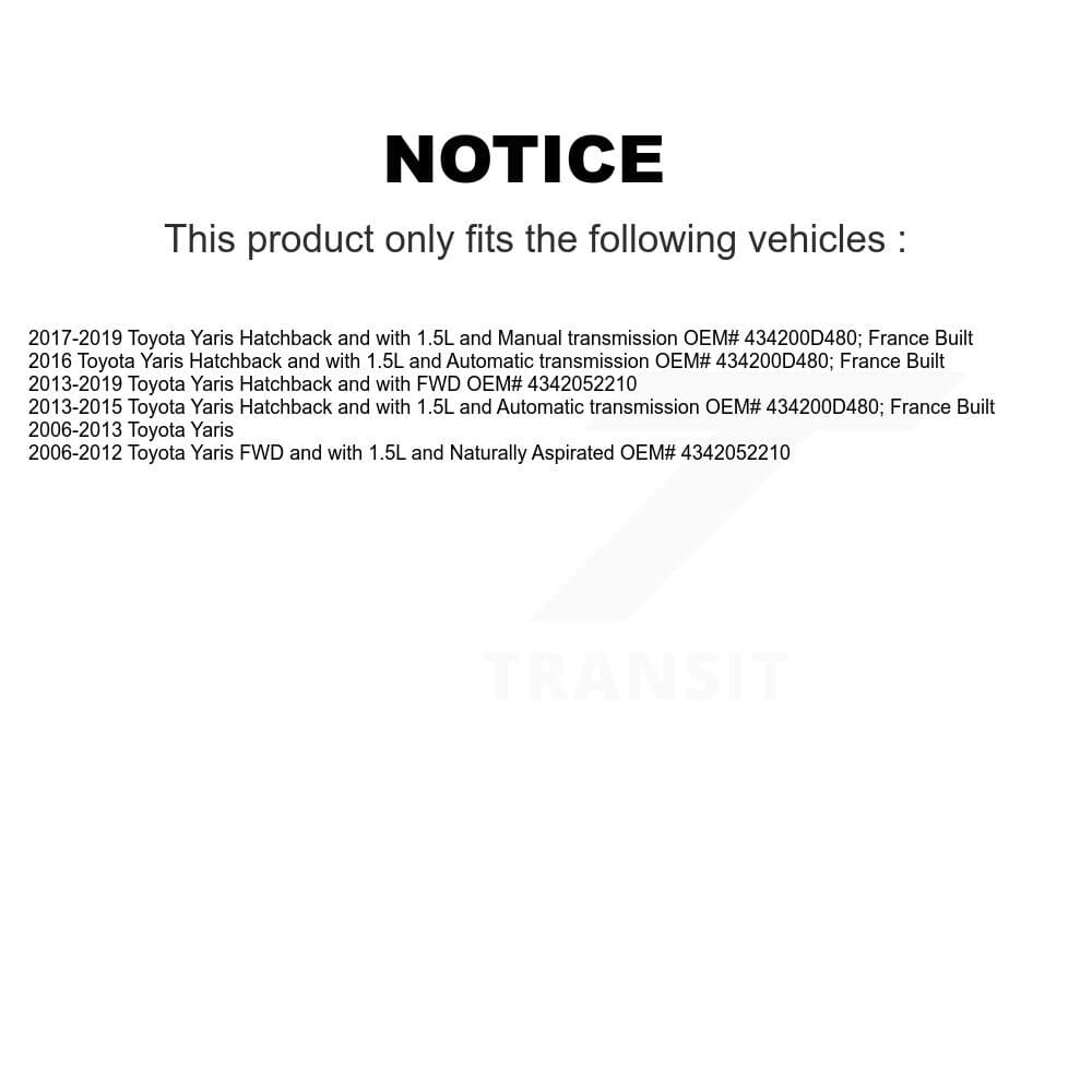 Kugel - NCV-TO69451 - Front Left CV Axle Shaft image 12