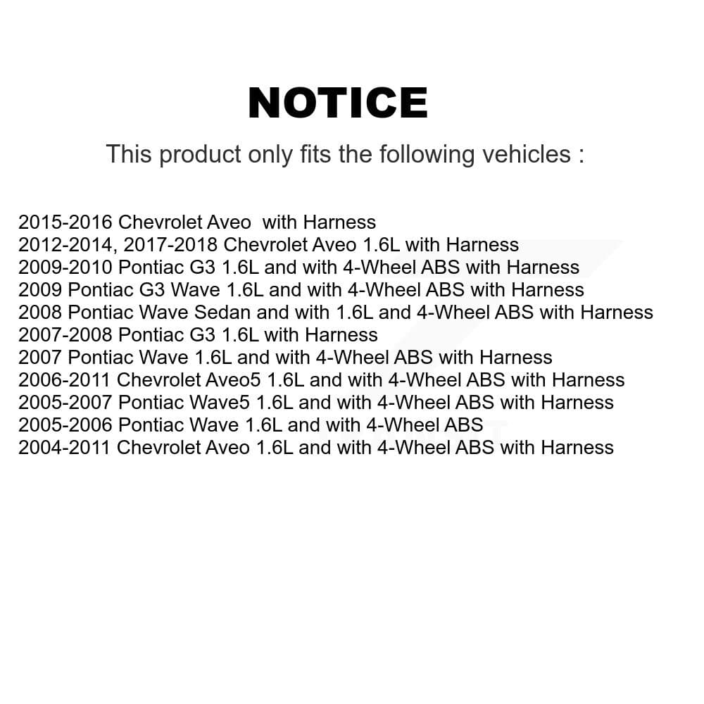 Mpulse - SEN-2ABS0130 - Front Left ABS Wheel Speed Sensor image 2