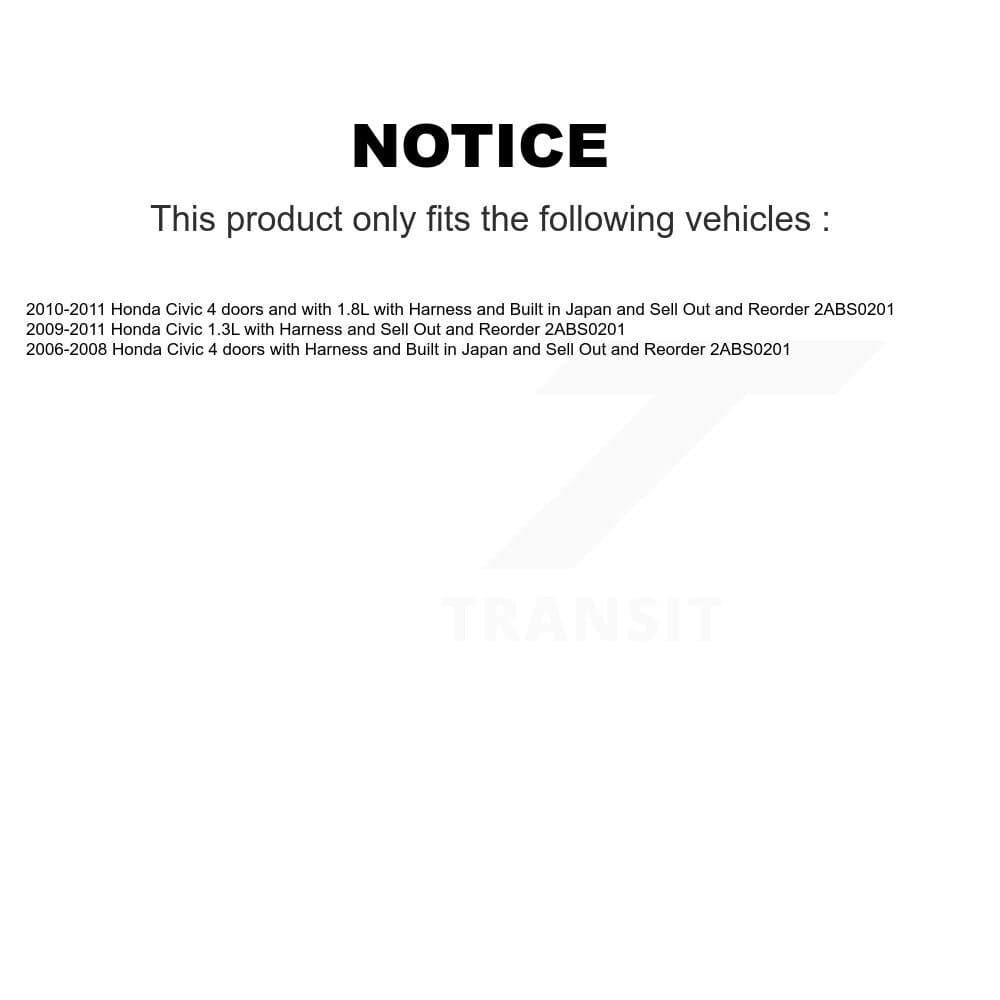 Mpulse - SEN-2ABS0206 - Front Left ABS Wheel Speed Sensor image 2