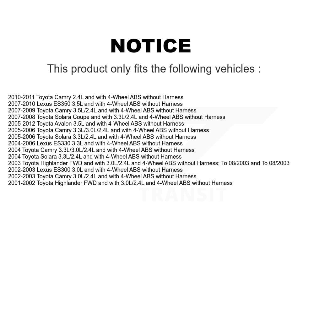 Mpulse - SEN-2ABS0303 - Rear ABS Wheel Speed Sensor image 2