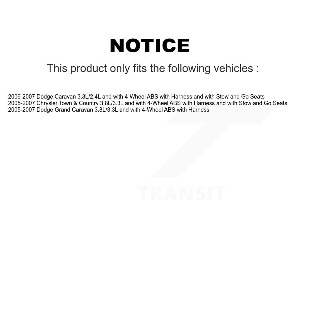 Mpulse - SEN-2ABS0348 - Rear ABS Wheel Speed Sensor image 2