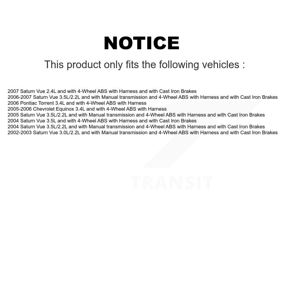 Mpulse - SEN-2ABS0531 - Front ABS Wheel Speed Sensor image 2