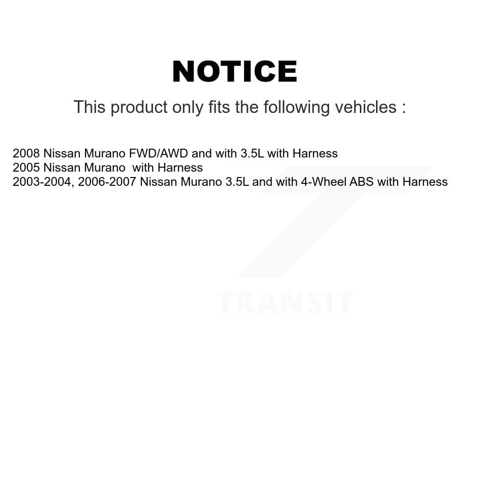Mpulse - SEN-2ABS0578 - Rear Left ABS Wheel Speed Sensor image 2