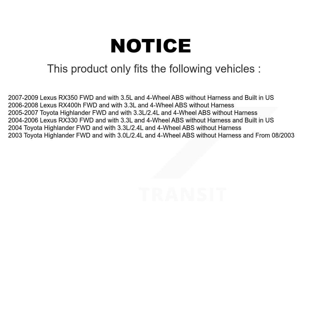Mpulse - SEN-2ABS1036 - Rear Left ABS Wheel Speed Sensor image 2