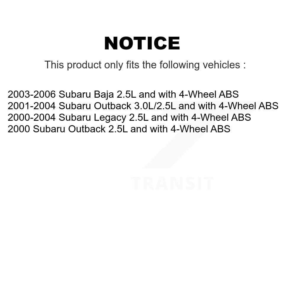 Mpulse - SEN-2ABS1107 - Rear Left ABS Wheel Speed Sensor image 2